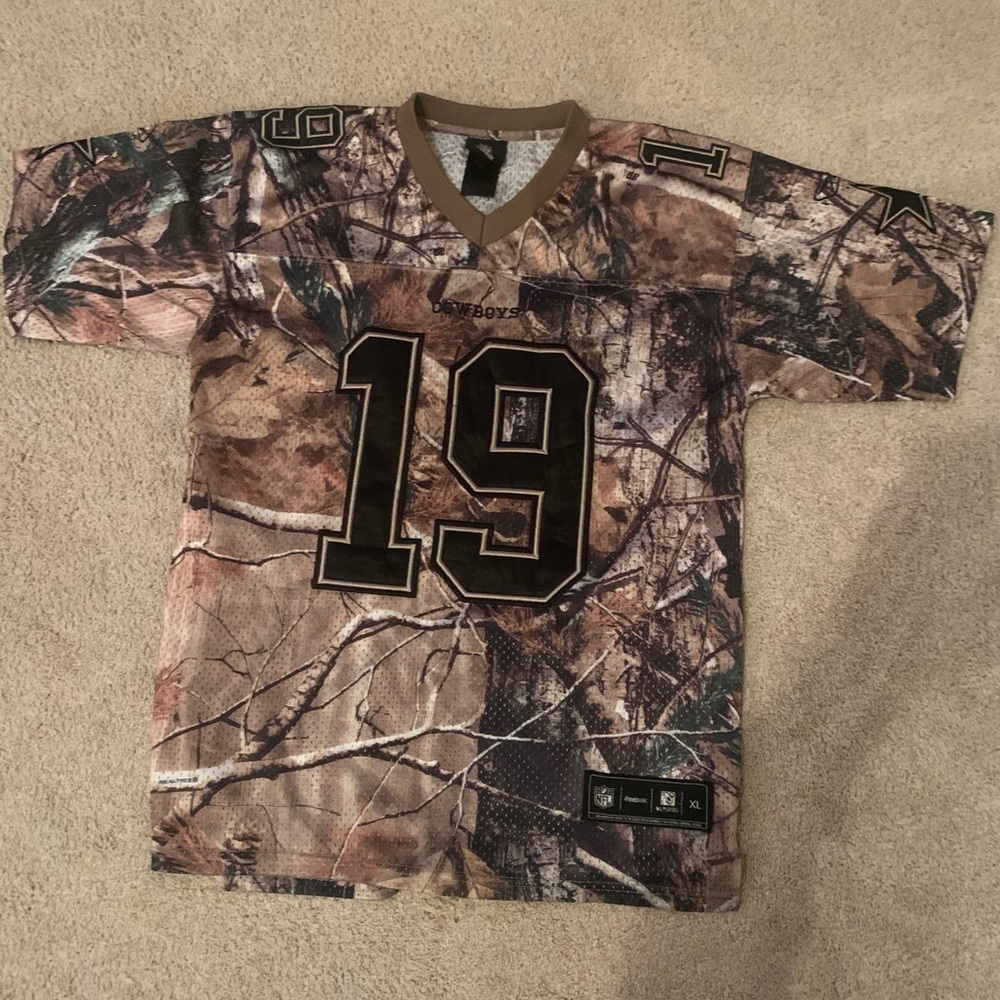 Miles Austin Dallas Cowboys Limited Camo Realtree X Reebok Jersey. #19, Size XL